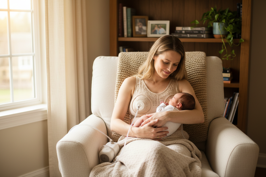 Can You Pump Breast Milk While Holding Your Baby? The Complete Guide to Hands-Free Pumping